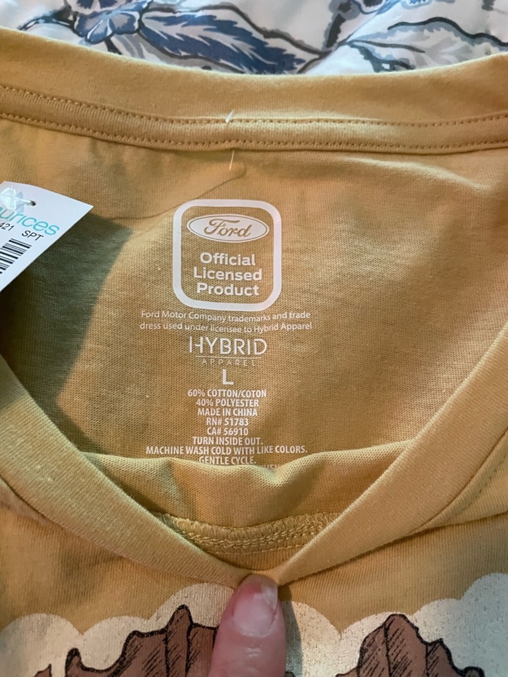 Maurices Yellow Ford Mustang Graphic Tee - Picture 5 of 6
